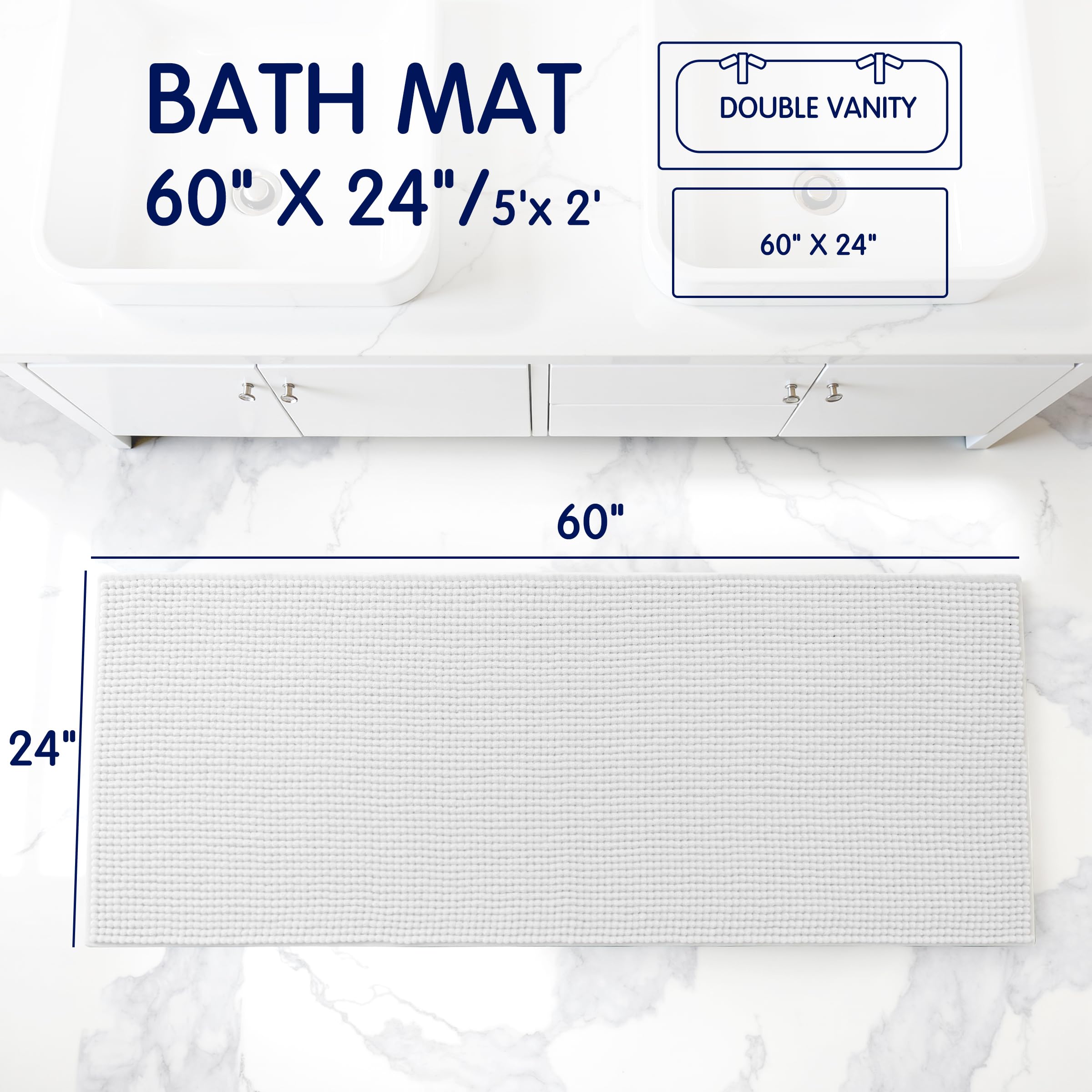 SUBRTEX gros plan chenille dense 1400GSM illustrant douceur et absorption rapide