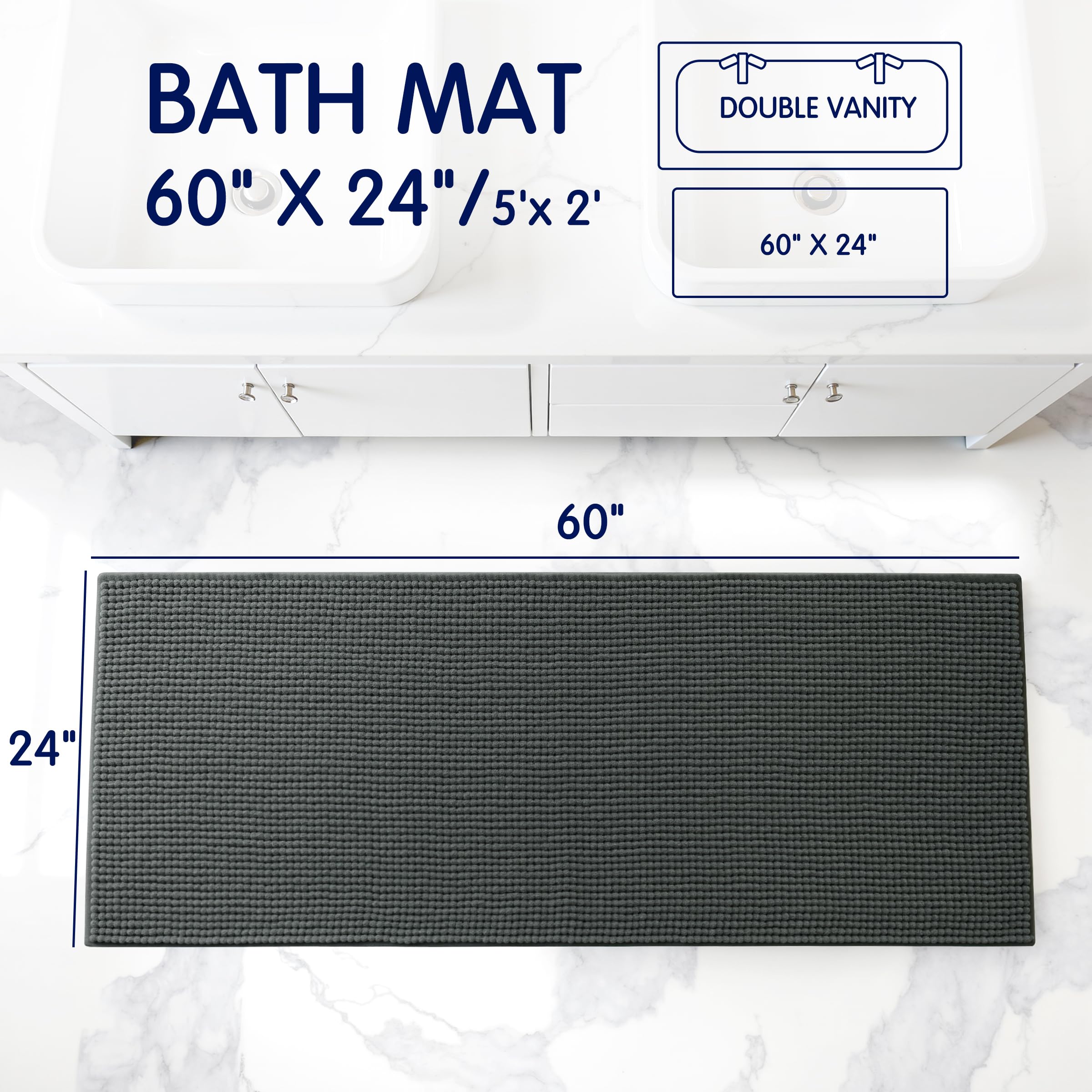 SUBRTEX dos antidérapant qui stabilise le tapis et réduit les glissades