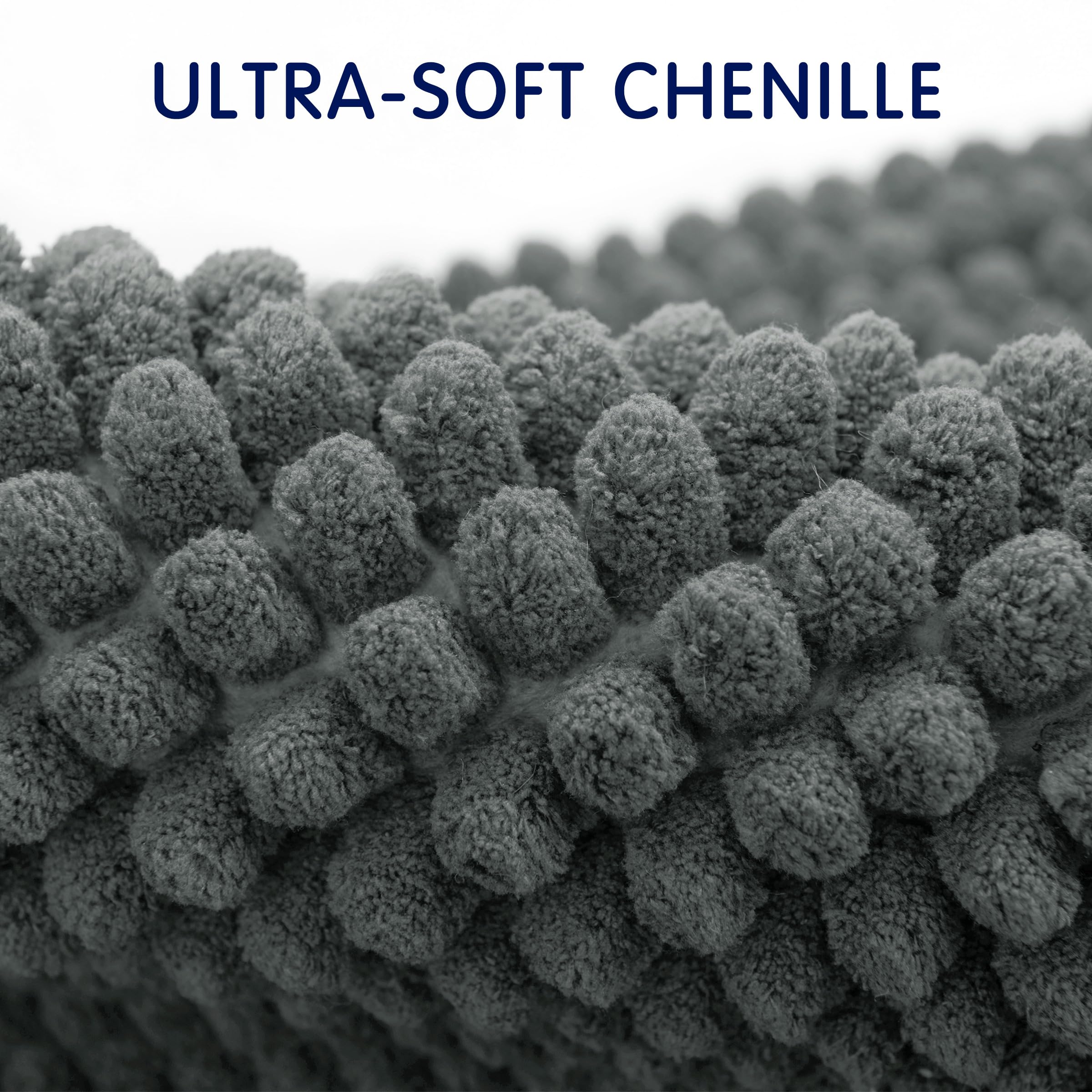 SUBRTEX gros plan de la chenille dense pour absorption rapide