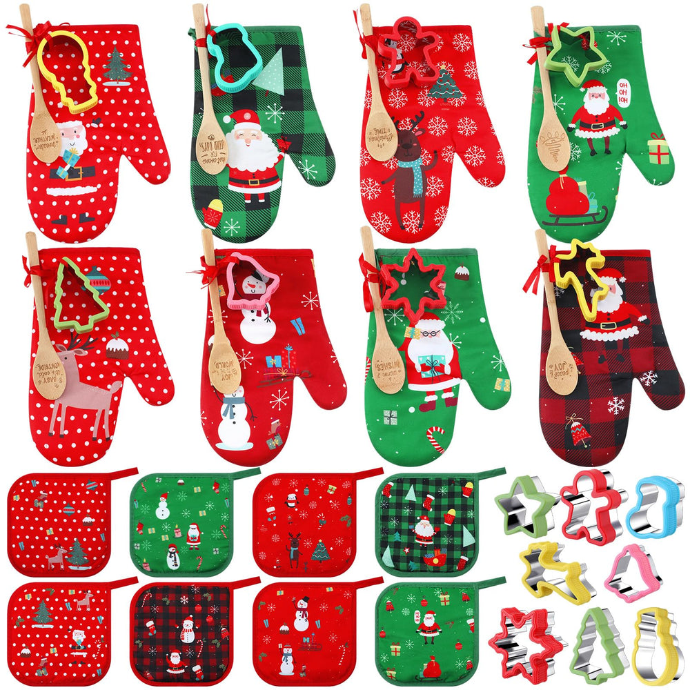 Suclain face du coffret de Noël montrant 32 pièces et motifs festifs
