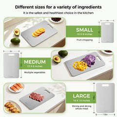 sufkodu trois tailles ensemble pour toutes préparations en cuisine