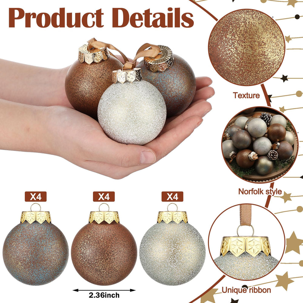 Suilung boules suspendues dans un sapin créant ambiance chaleureuse