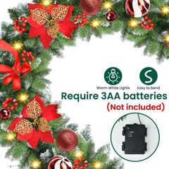 sukaudiz lumière LED chaude illuminant la décoration extérieure