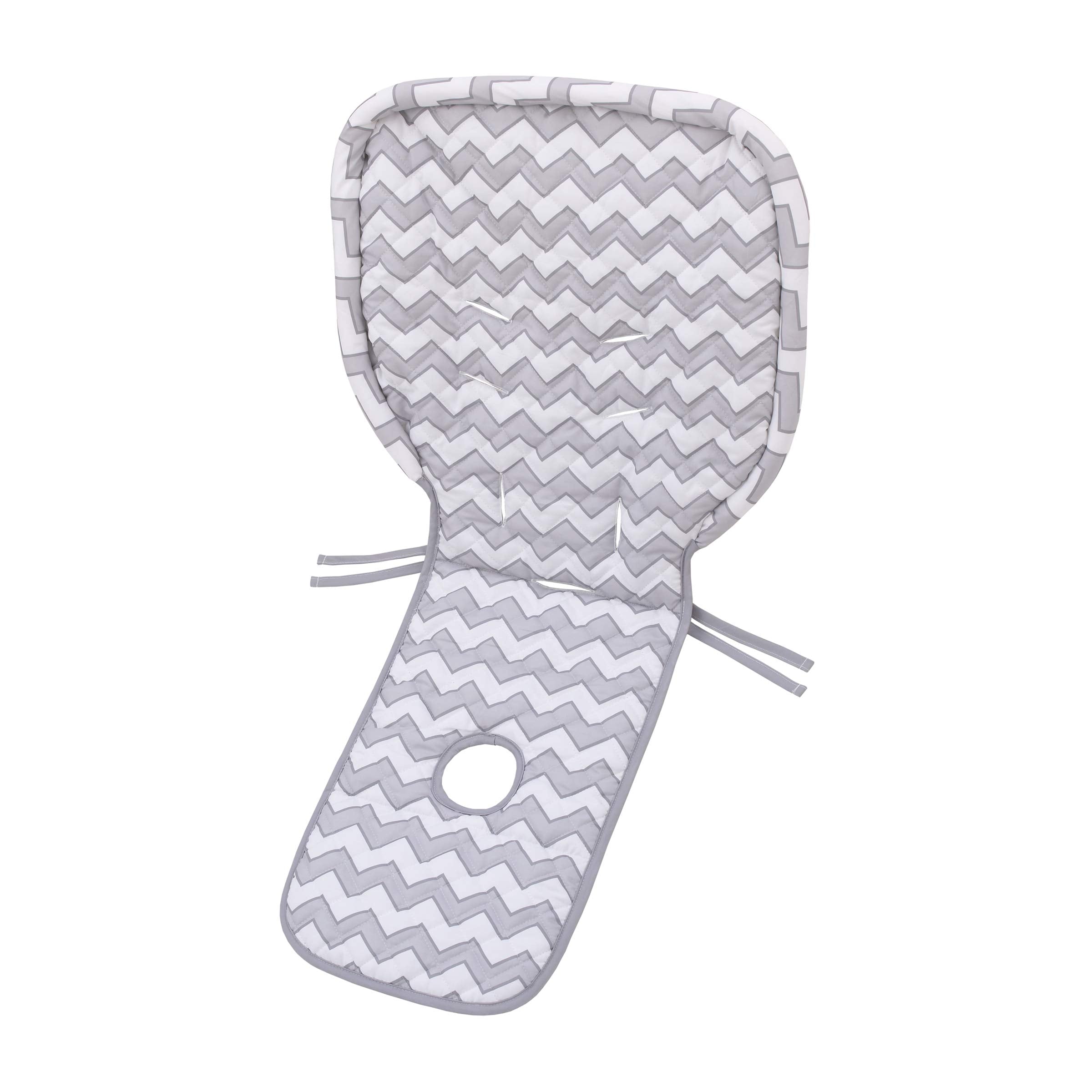 Sumersault housse installée sur chaise haute, confort visible pour bébé