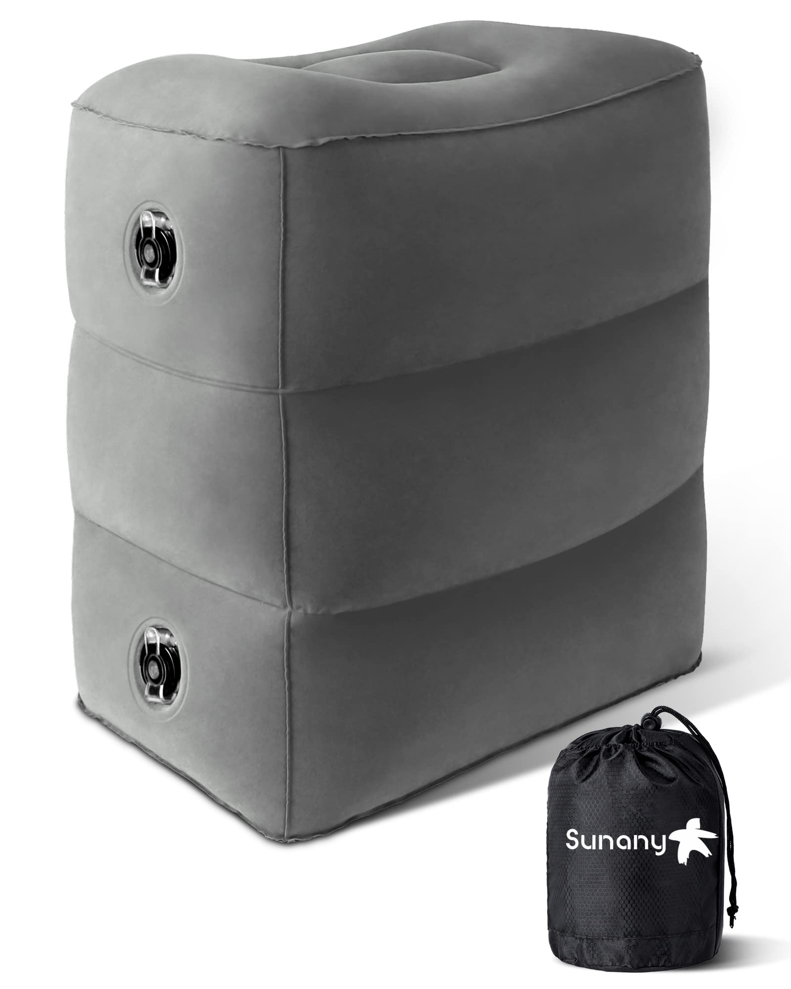 Sunany vue avant du coussin reposant au sol, maintien confortable