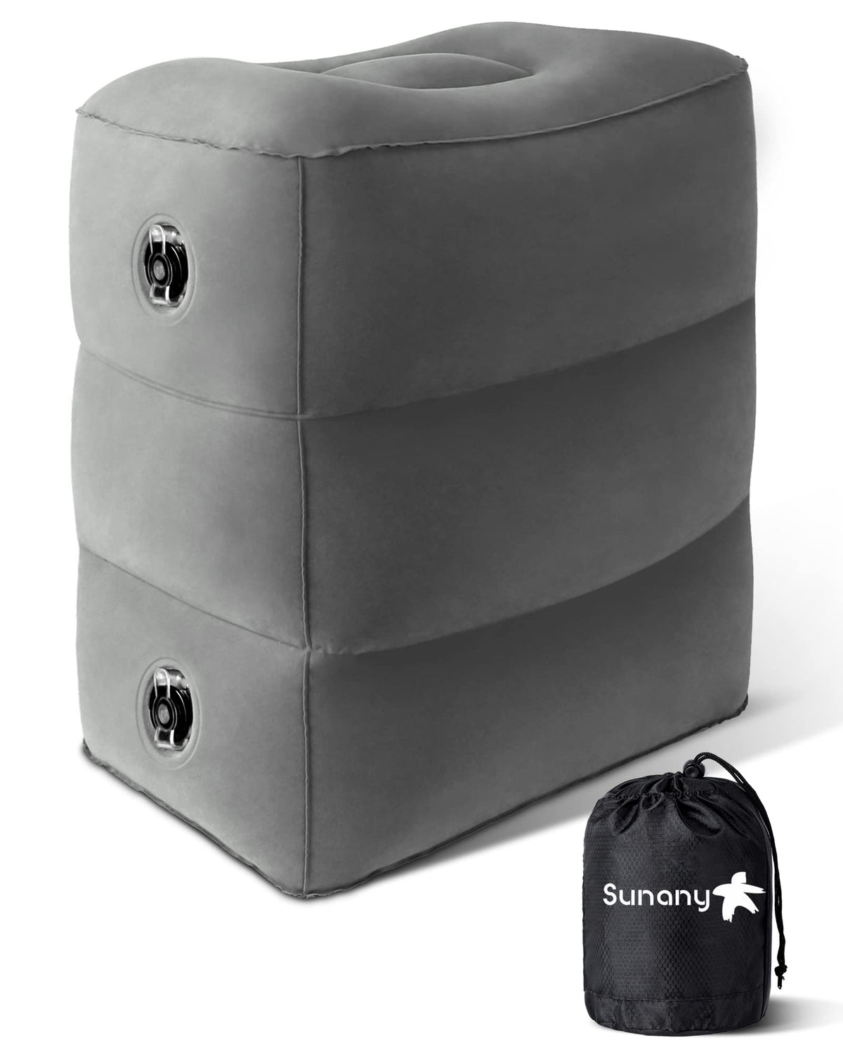 Sunany vue avant du coussin reposant au sol, maintien confortable
