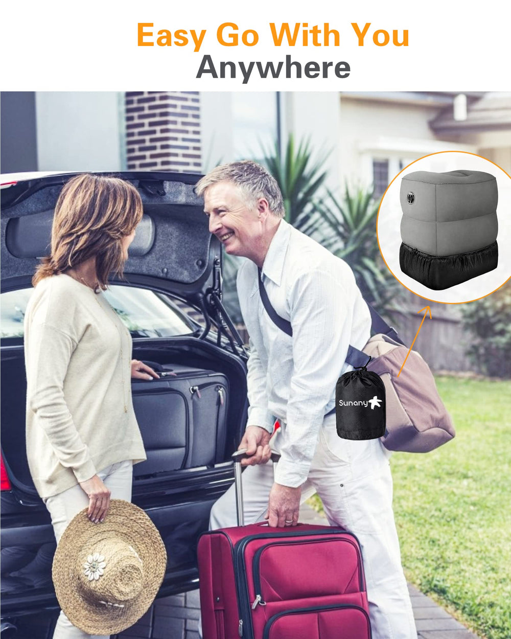Sunany repose-pieds au bureau, soutien lombaire amélioré