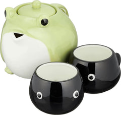 Sunart vue de face du service grenouille montrant convivialité et charme décoratif