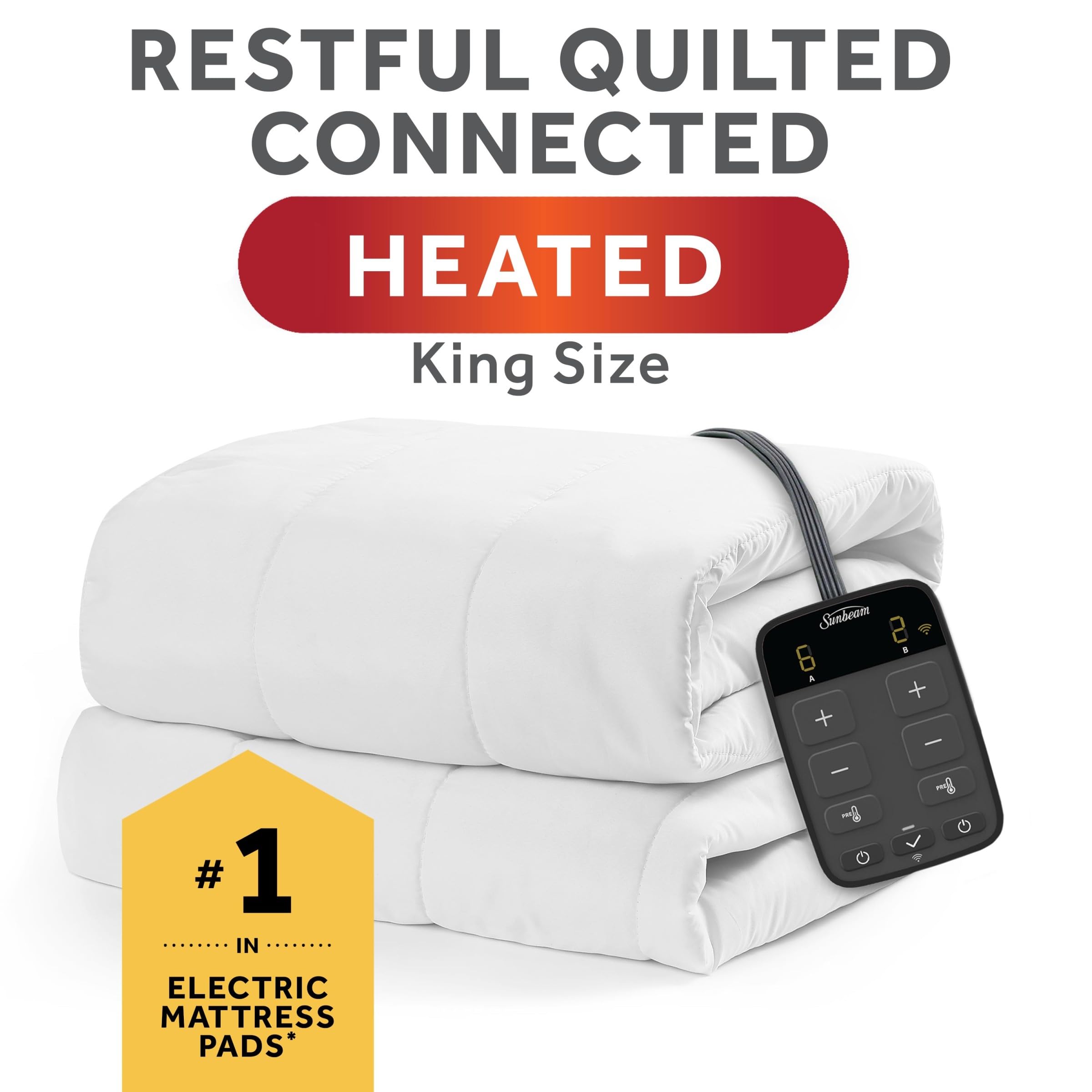 Sunbeam gros plan sur matelassage vertical offrant douceur et isolation