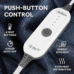 Sunbeam télécommande intégrée affichée pour réglage rapide et pratique