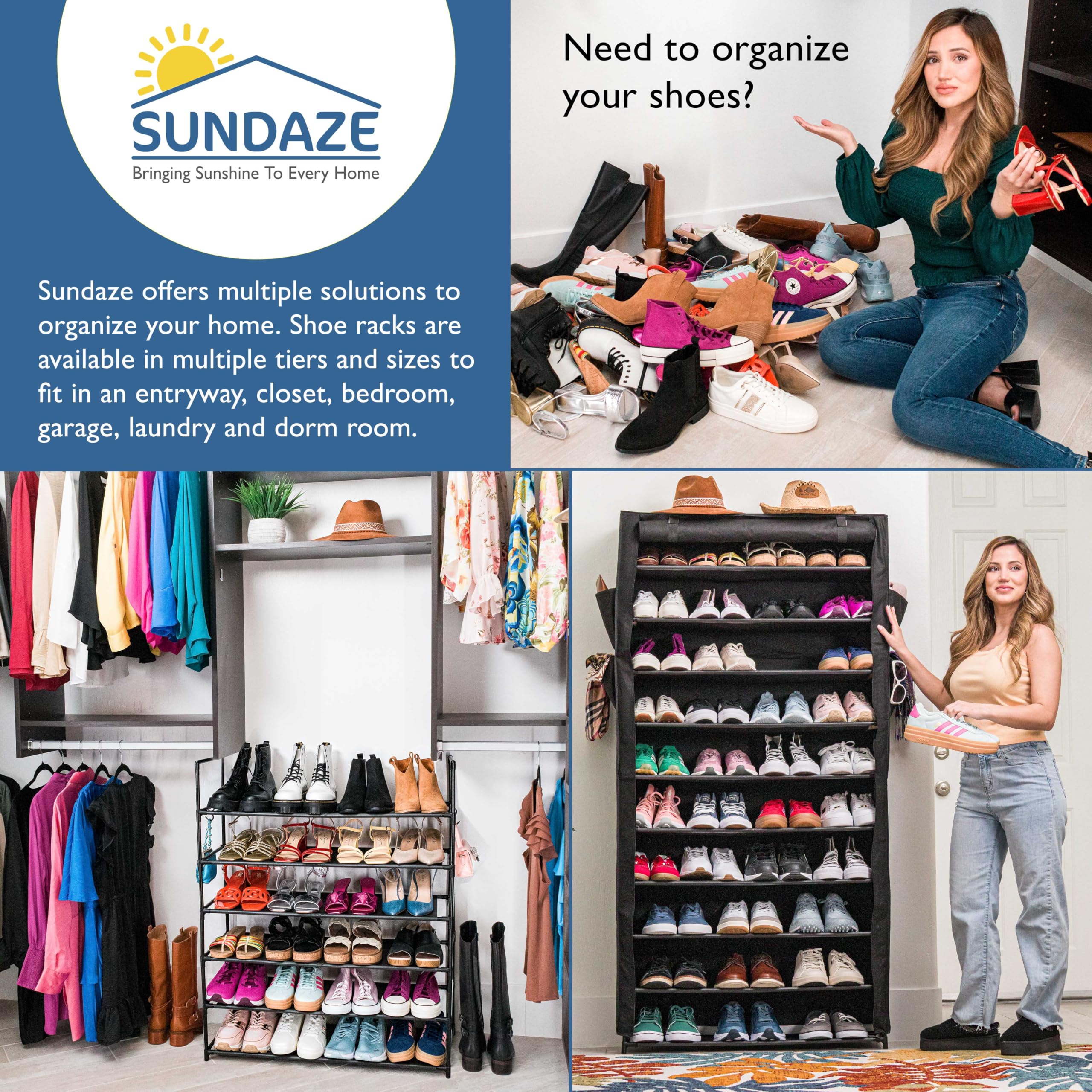 Sundaze six poches latérales visibles pour petits objets et accessoires