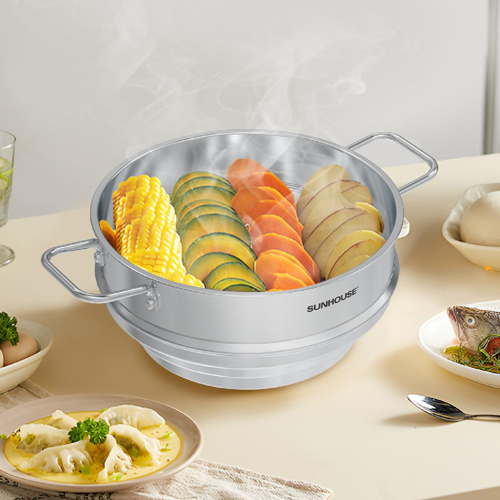 Sunhouse insert vapeur rangement empilé gain de place en cuisine