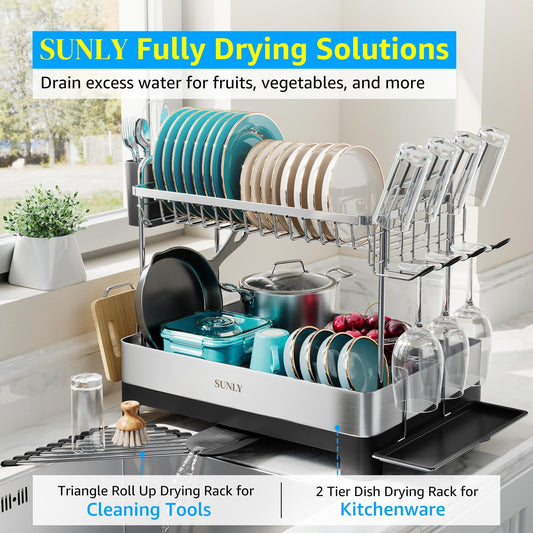 SUNLY gros plan acier inox 304 durable et anti-rouille
