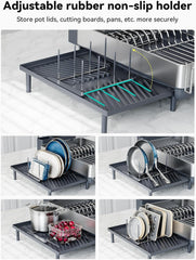 SUNLY supports relevables pour casseroles et couvercles, maintien sûr sans rayures