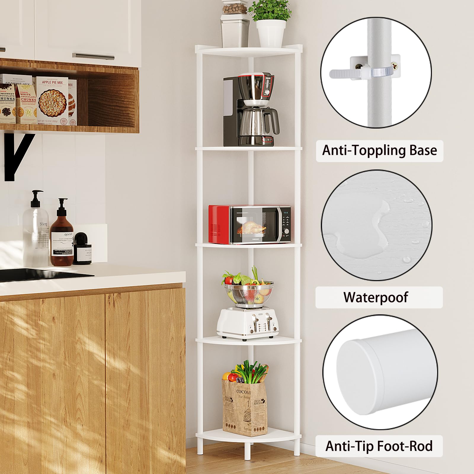 SUNMORY gros plan plateau MDF montrant texture bois et résistance