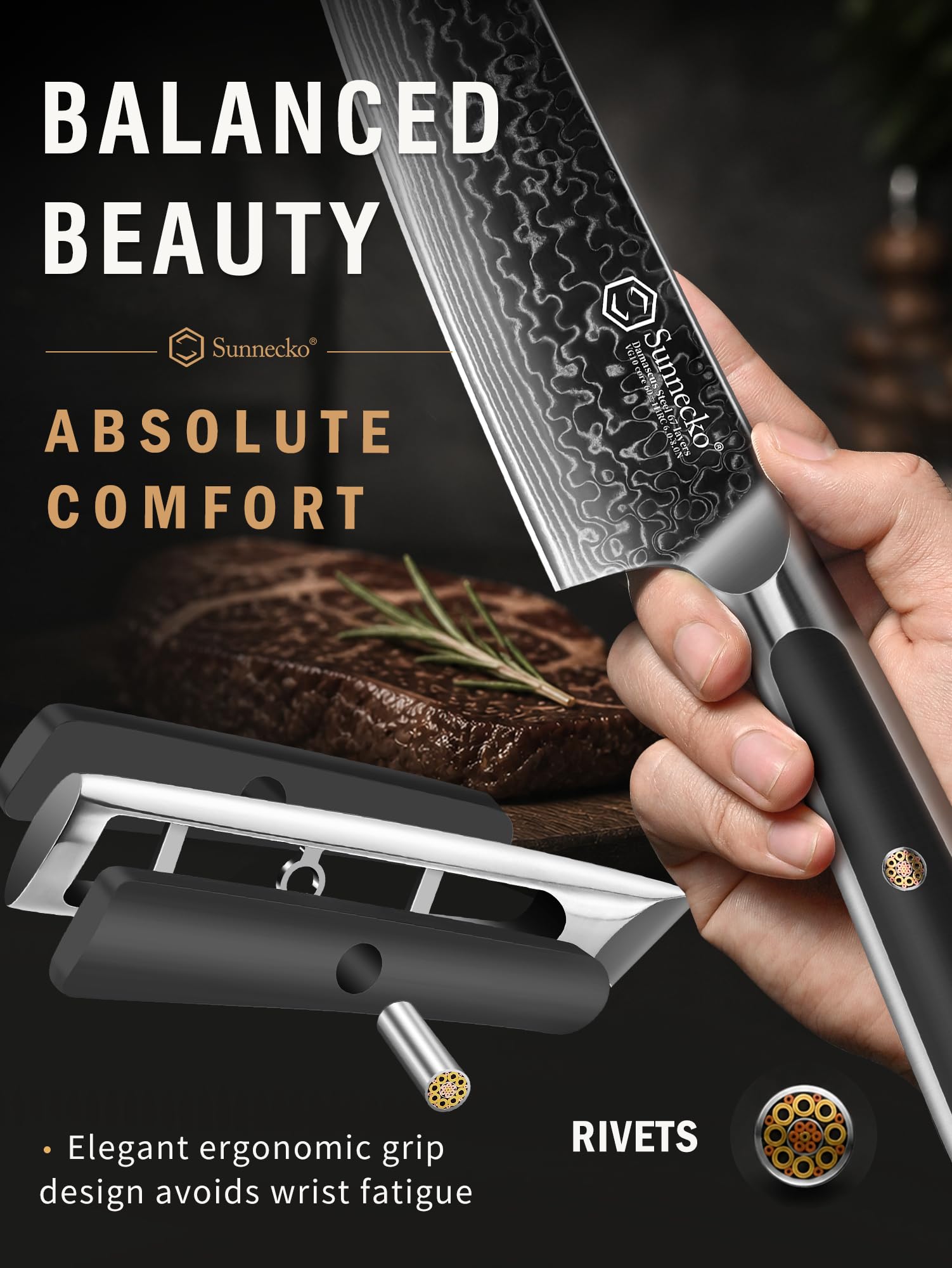 Sunnecko coffret cadeau ouvert, idée cadeau premium pour cuisinier