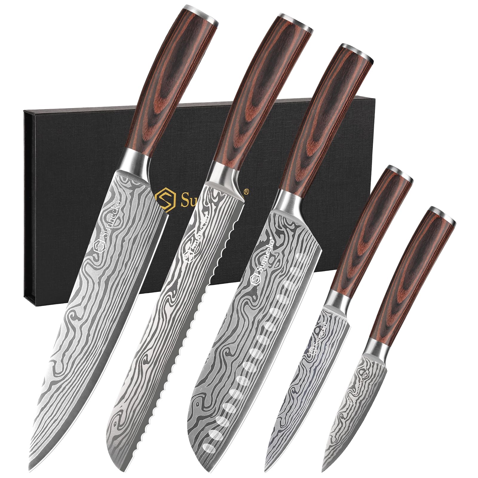 Sunnecko vue de face du coffret élégant pour cadeau et rangement