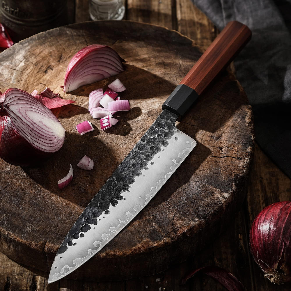 Sunnecko manche octogonal bois de rose offrant confort et prise sûre