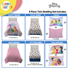 Sunny Side Up couette posée sur lit enfant, aspect moelleux