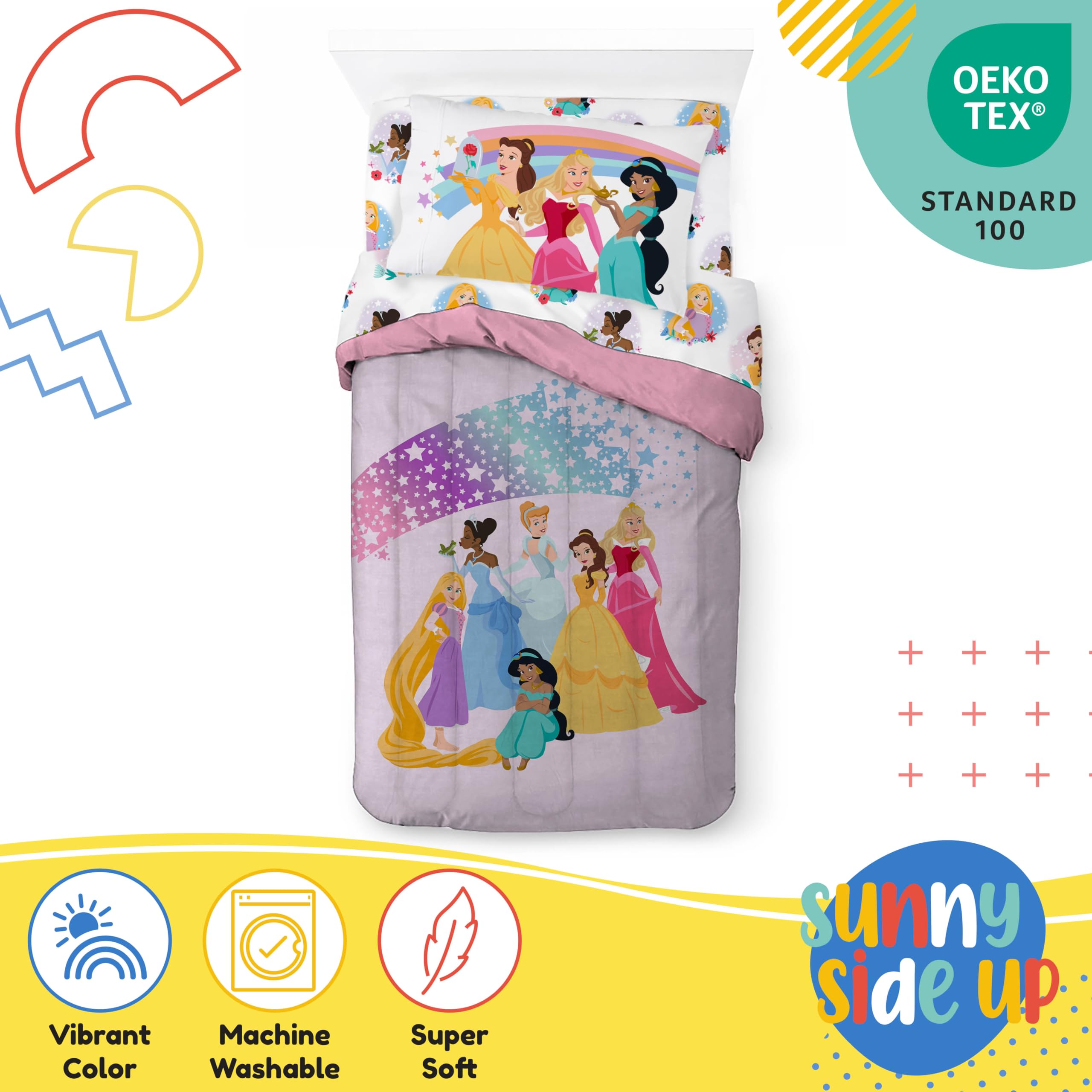Sunny Side Up gros plan imprimé Princesses coloré stimule imagination