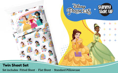 Sunny Side Up gros plan de l'imprimé Disney Princess, motifs nets et attractifs
