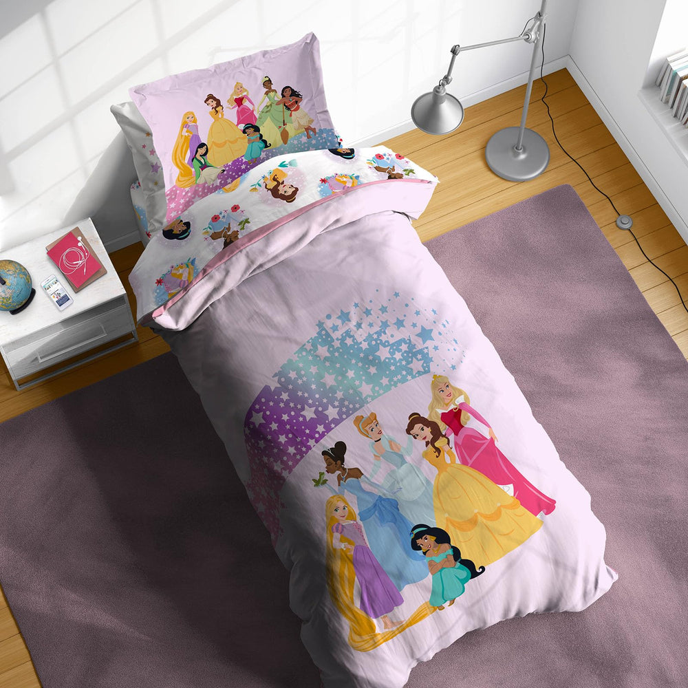 Sunny Side Up vue face avant avec design Princesses, égaye la chambre