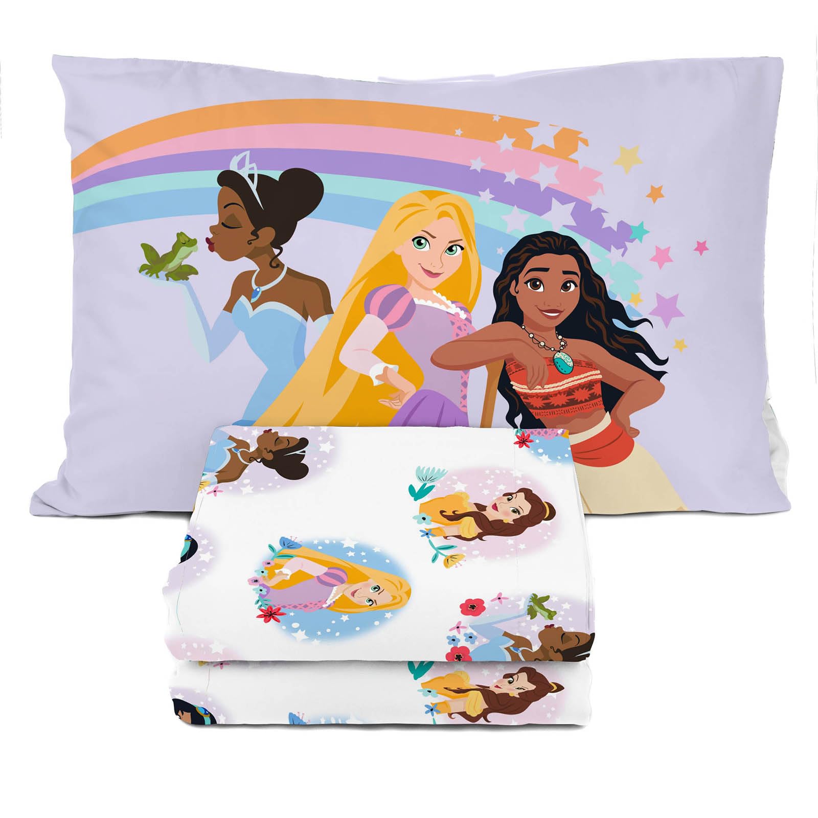 Sunny Side Up vue avant de la parure avec princesses, couleur vive et ambiance joyeuse