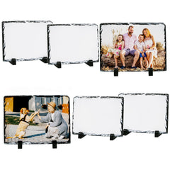 Sunnyglade vue avant du pack de six cadres ardoise pour personnalisation