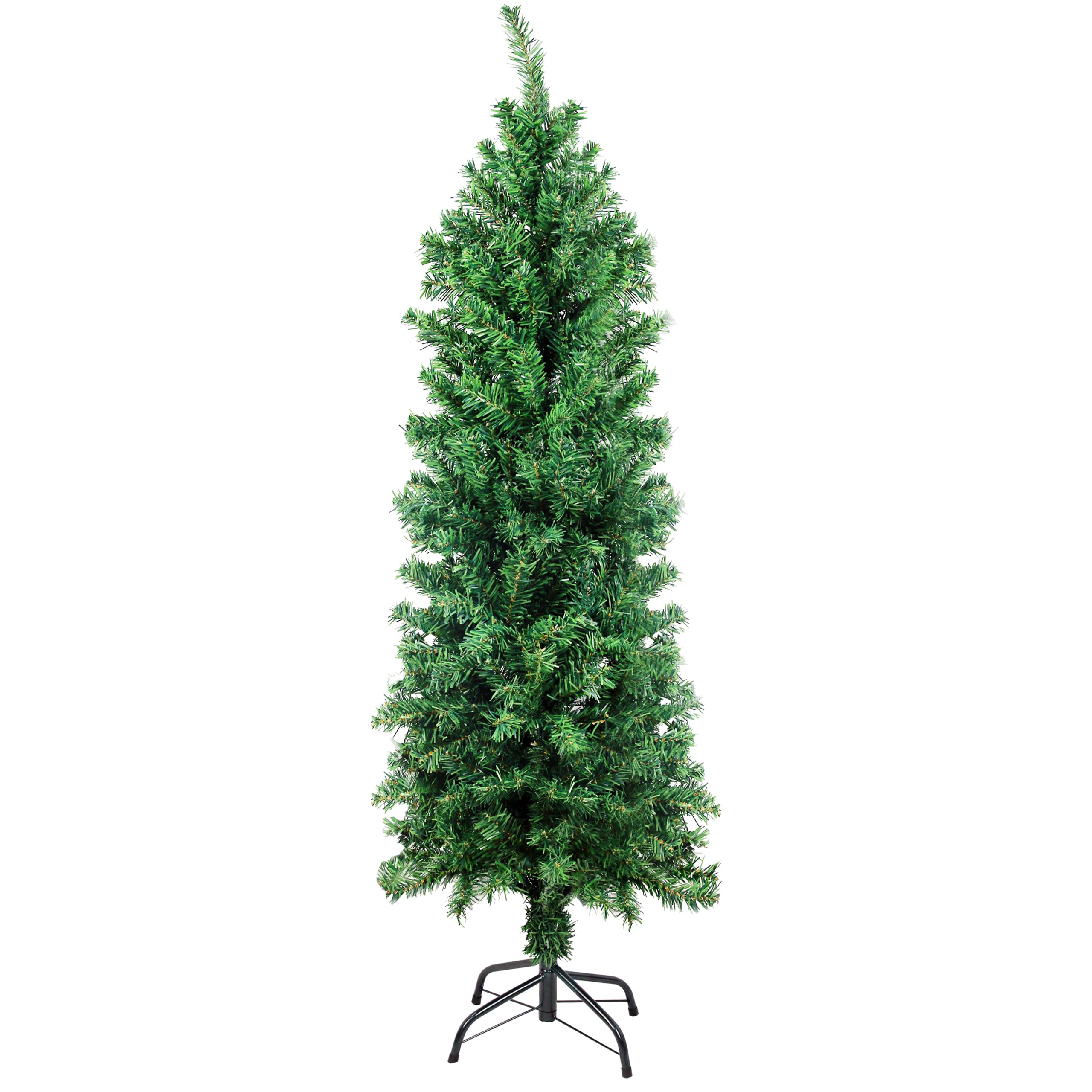 Sunnyglade vue frontale du sapin vert montrant silhouette slim et gains d'espace