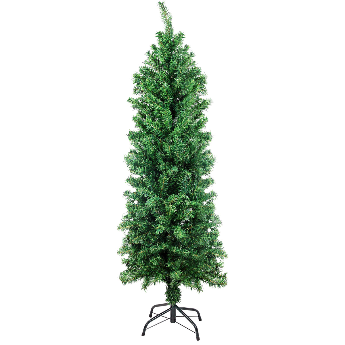 Sunnyglade vue frontale du sapin vert montrant silhouette slim et gains d'espace
