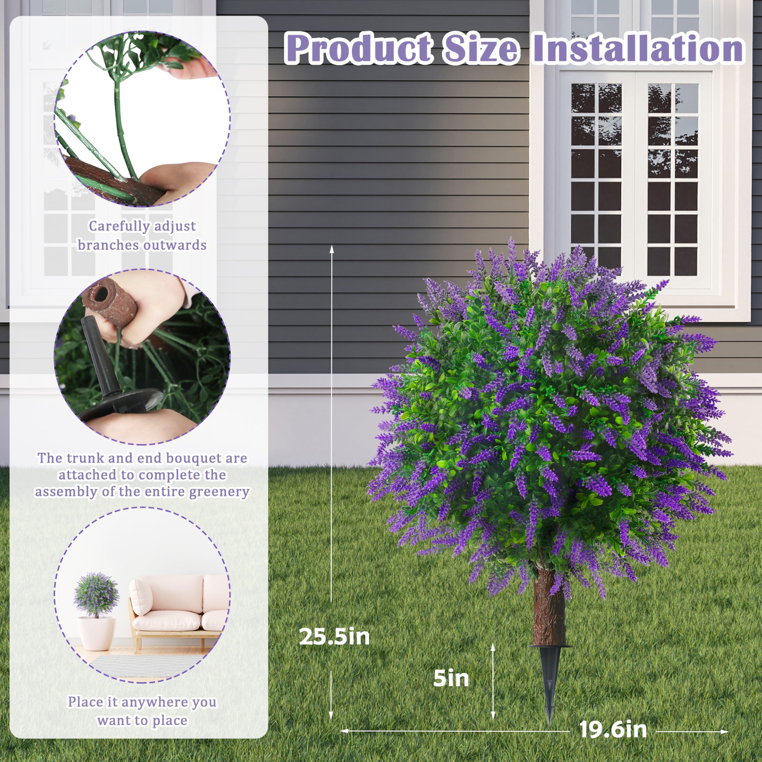 Sunnyglade topiaire en pot sur balcon apportant charme sans entretien