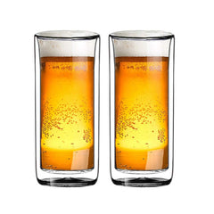 Sun's Tea gros plan double paroi révélant qualité borosilicate isolante