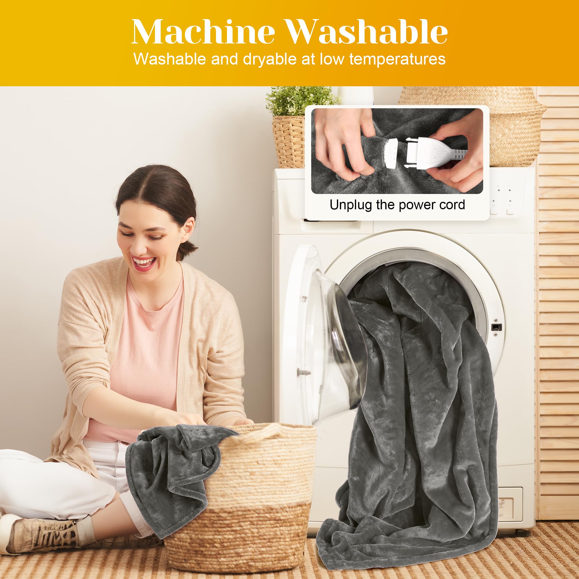 SUNVIVI module détachable prêt pour lavage machine entretien facile et sûr
