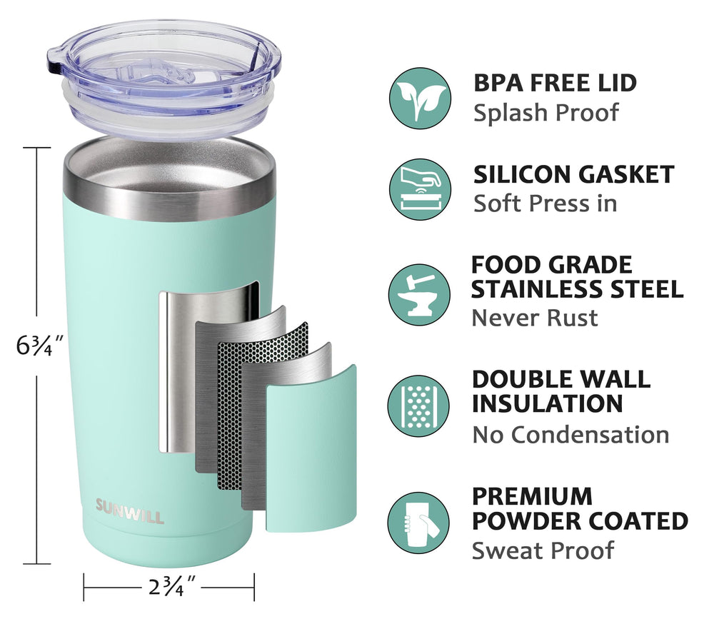 SUNWILL gros plan finition powder coat antitranspiration pour meilleure prise
