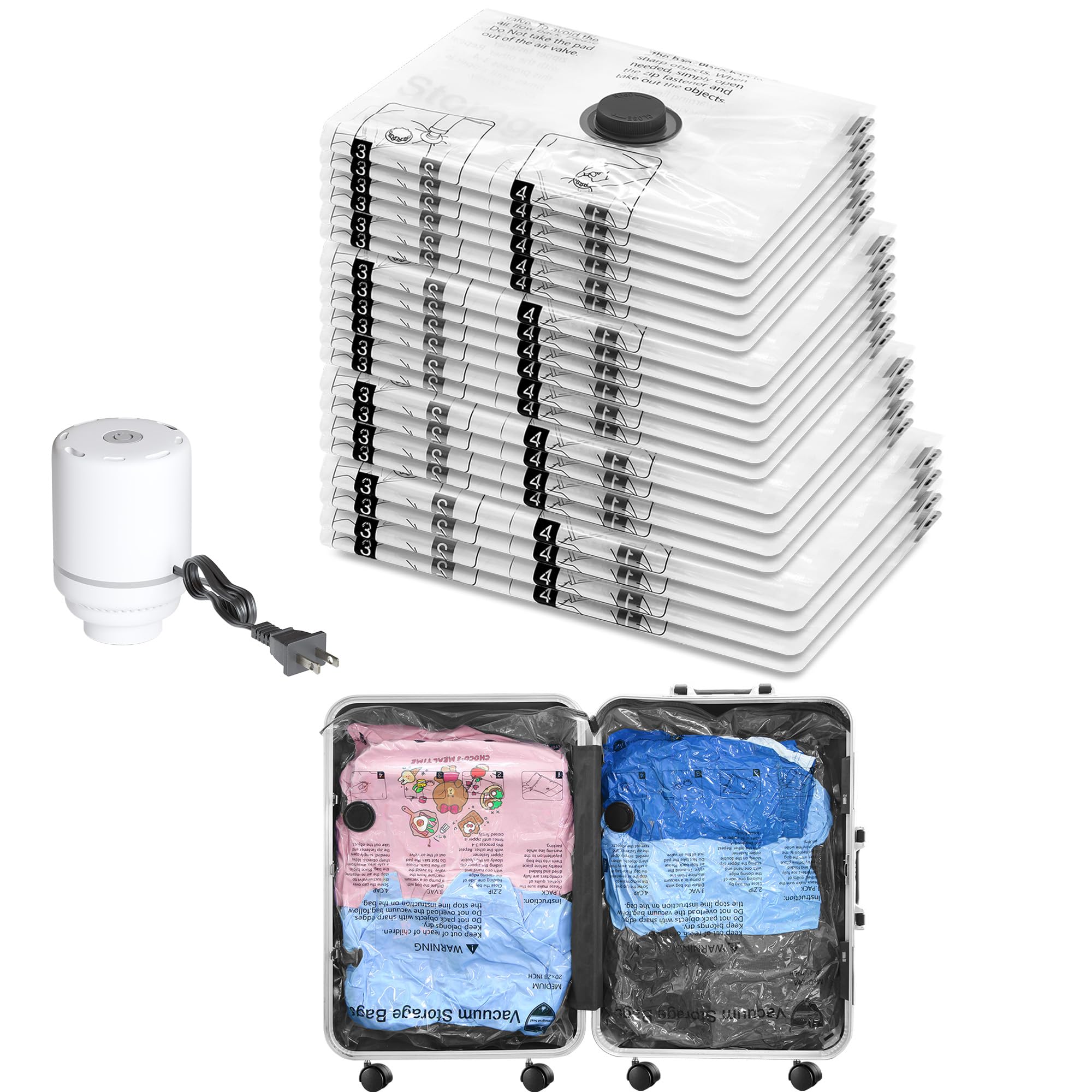 SUOCO emballage extérieur montrant le kit complet et gain d'espace