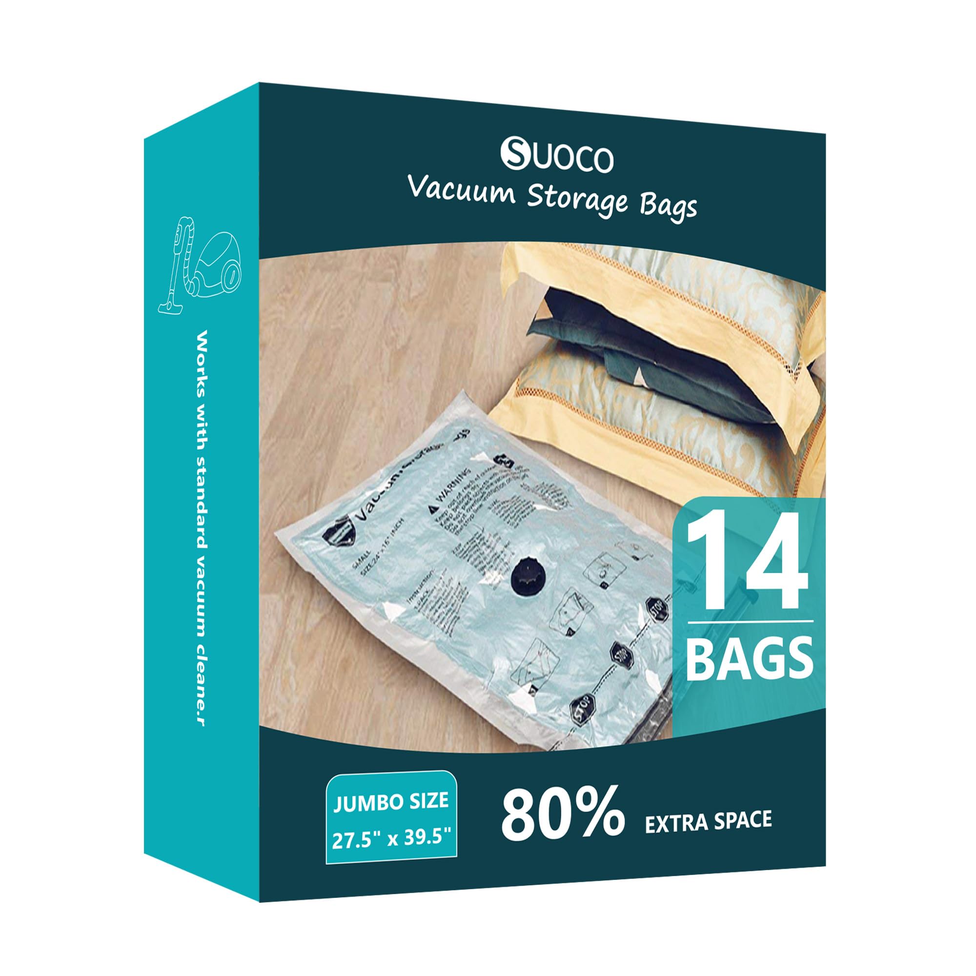 SUOCO sac jumbo face avant montrant gain de place immédiat