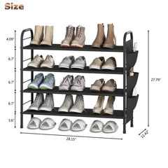 SUOERNUO étagère chargée de chaussures illustre capacité 9–12 paires