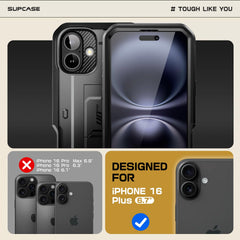 SUPCASE détail du dos avec zones renforcées autour de la caméra pour sécurité
