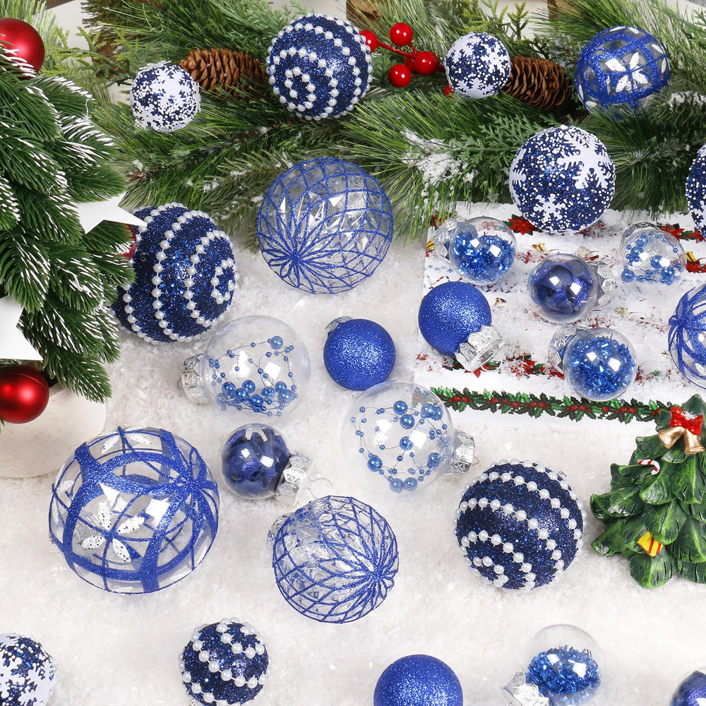 Super Holiday boules sur sapin illuminé, apporte profondeur et éclat