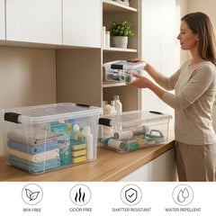 Superio boîte contenant crayons et perles pour loisirs créatifs organisés