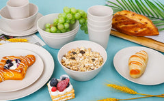 supernal assiette plate gros plan texture durable et facile à nettoyer