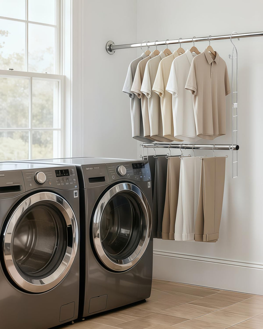 Supforce en contexte chambre moderne, rangement élégant et fonctionnel