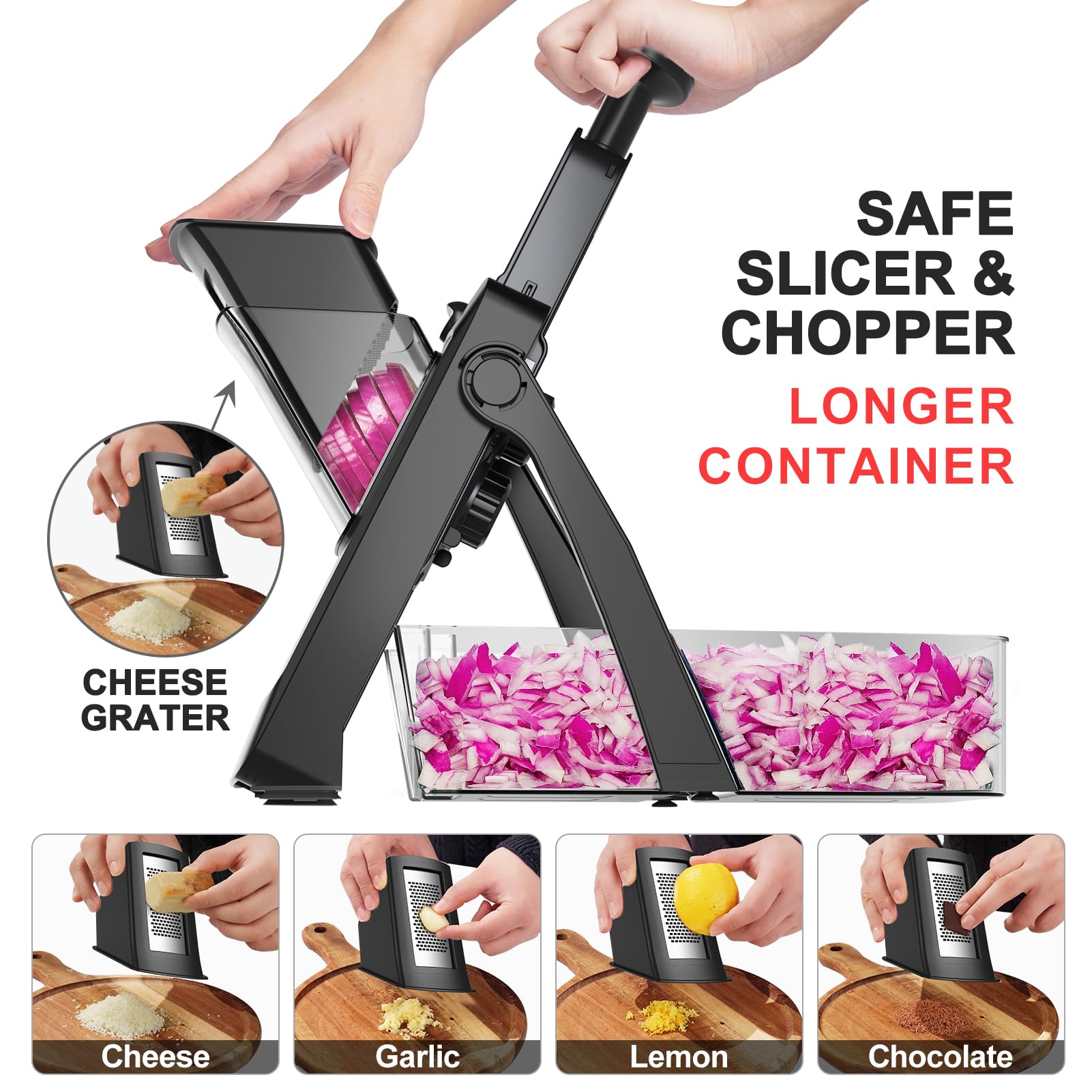 SupMaKin gros plan lames inox 420 résistantes pour coupes nettes