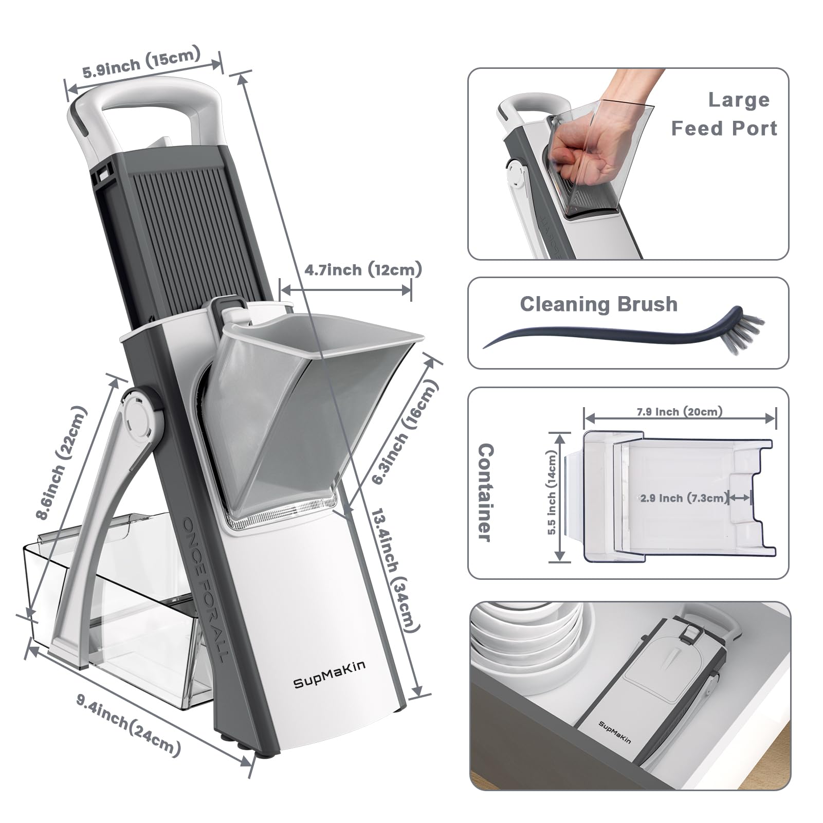 SupMaKin format plié compact pour rangement peu encombrant