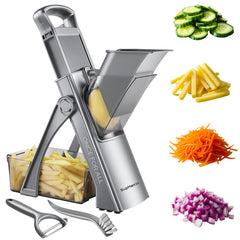 SupMaKin mandoline face avant montrant construction robuste et ergonomie