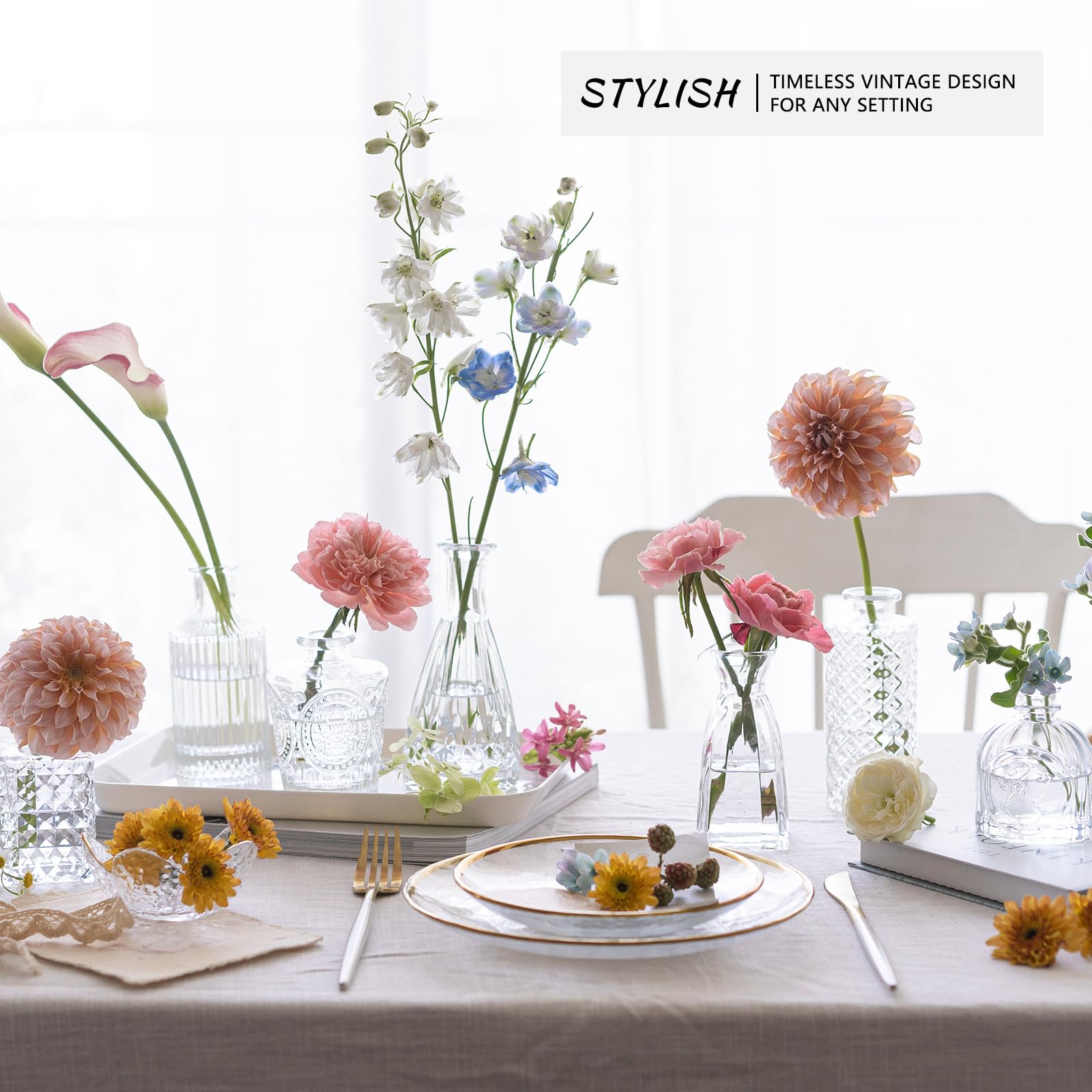 SUPMIND collection de vases sur appui de fenêtre apportant lumière et charme