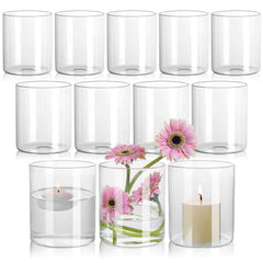 SUPMIND pack de 12 vases avant emballage, présentation élégante et gain de place