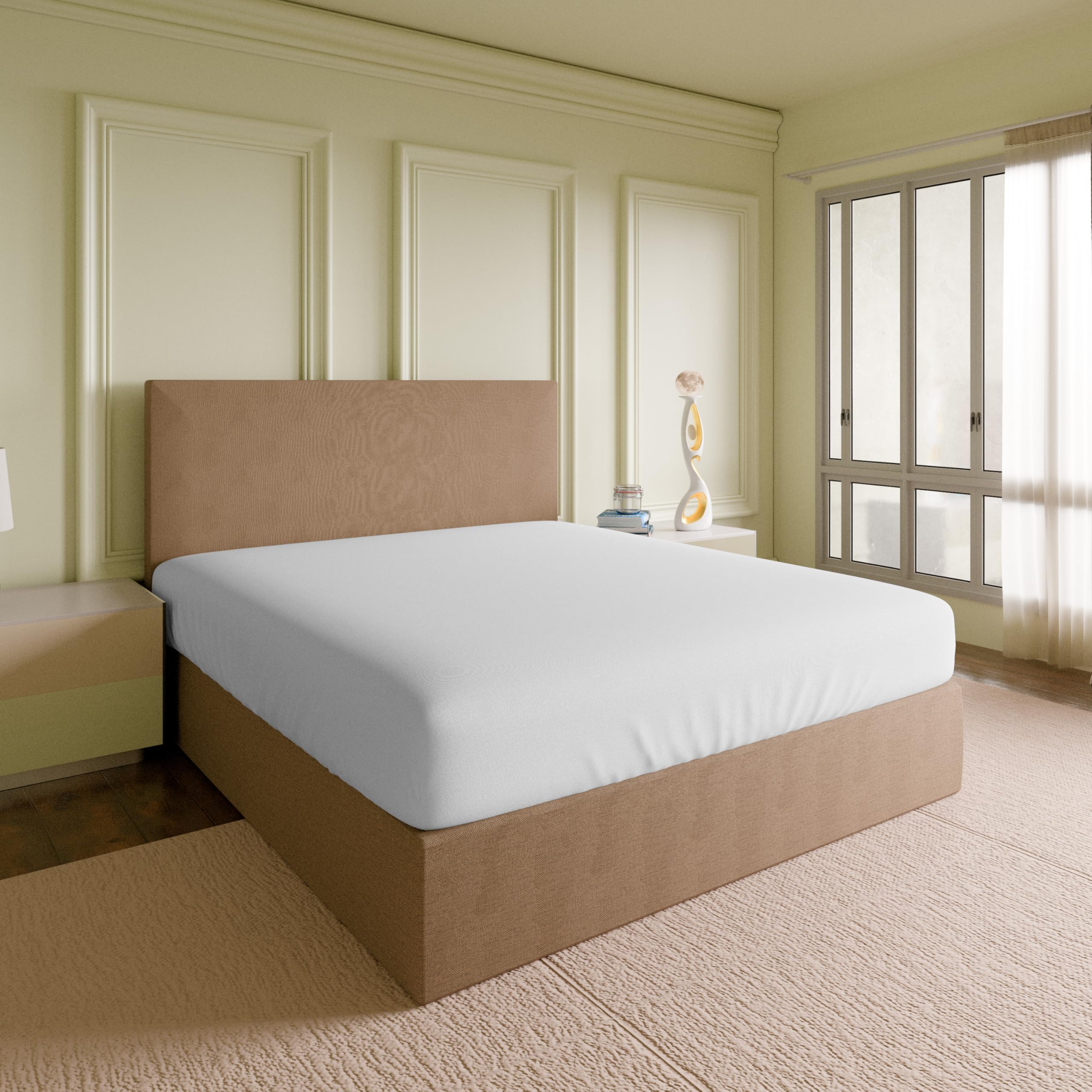 SUPREME ELEGANCE gros plan percale montrant tissu respirant