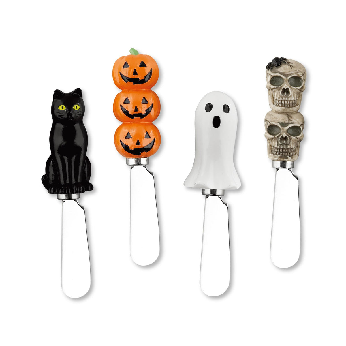 Supreme Housewares face avant du lot montrant les quatre spatules festives