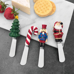 Supreme Housewares manche Père Noël détaillé, apporte charme et convivialité